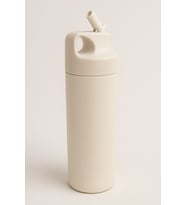304 L Çelik Krem 500 ml Pipetli Matara Suluk cin414by