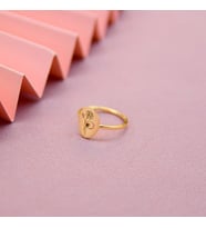 Kişiye Özel 925 Ayar Gümüş Doğum Çiçeği Yüzük (Gold)