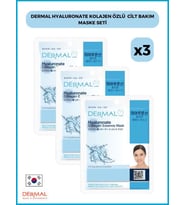 Dermal Hyaluronate Kolajen Özlü Cilt Bakım Maskesi 23 gr 3 Adet