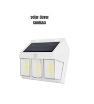Suya Dayanıklı Solar Duvar Lambası – Akıllı Gece Sensörlü Işık