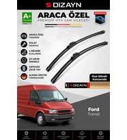 S-Dizayn Ford Transit Ön Cam Silecek Seti 2002-2009 Premium Araca Özel 70-60 Cm A+ Kalite