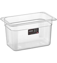 1/4 Dikdörtgen PC Gastronom Küvet Gövde 265x162x150