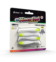 Ulti Baits Minnow Shad Silikon Balık 70MM 1,6gr 4 Adet, UB-C12, Yellow Head, Sarı Kafa
