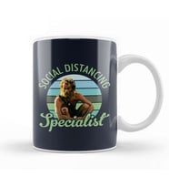 Cast Away Social Distancing Specialist Kupa Bardak Porselen
