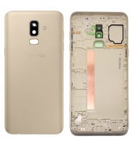 Samsung Galaxy J8 2015 J800 Arka Kapak Pil Kapağı ORJİNAL (Altın)