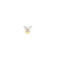 Altın Markiz Kelebek Helix Piercing