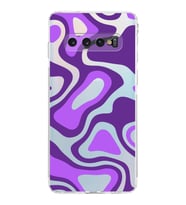 Samsung Galaxy S10  Kamera Korumalı Kapak Renkli Desen Tasarımlı  Şeffaf  Kılıf