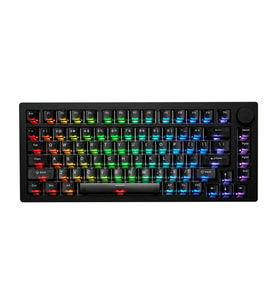 AKKO MONSGEEK M1 V5 HE Black Transparent AstroAim Manyetik Switch 8K Hz Hall Effect Hotswap RGB Kablosuz İngilizce Gaming Klavye