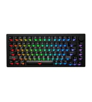 AKKO MONSGEEK M1 V5 HE Black Transparent AstroAim Manyetik Switch 8K Hz Hall Effect Hotswap RGB Kablosuz İngilizce Gaming Klavye