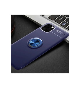 Apple iPhone 11 Pro Max Uyumlu Kılıf Zore Ravel Silikon Kapak (Mavi)
