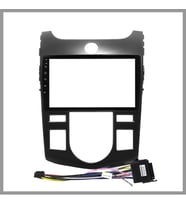 KIA CERATO 2008-2012 DİJİTAL UYUMLU 9" SİYAH ANDROID MULTİMEDYA ÇERÇEVESİ - SOKET