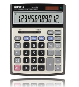 Karce-X KC-DS-2TS Masaüstü 12 Hane Hesap Makinası