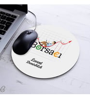 İsimli Borsacı Temalı Yuvarlak Mousepad
