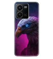 Vivo Y22 Kılıf Silikon Desen Özel Seri Kartal 1622