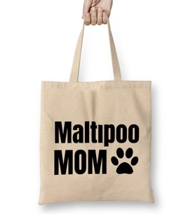 Maltipoo Mom Bez Çanta Uzun Saplı