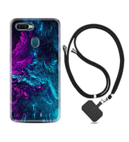 Oppo A5S A15 A16 A54 A55 A73 A74 Kılıf Boyun Askılı Silikon Explosive 1734