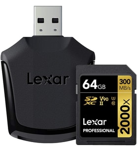 Lexar 64Gb 2000X Professional Sdxc Rdr Uii (Çok Renkli)