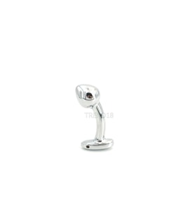 Metal Tıkaç Plug – Small Gümüş Plug- Modern Plug – Eğri Plug