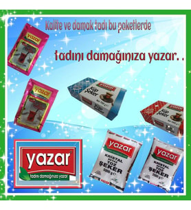 Yazar Kristal Toz Şeker 1 Kg x 6 Paket