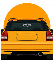 Kosko Değil Muska Araba Sticker Etiker 24 Cm