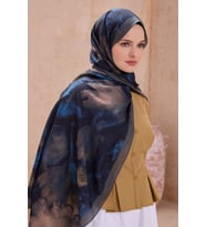 Fresh Çiçek Desen Vintage Şal 1