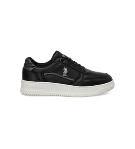 U.S. Polo Assn. Grace 4PR Yüksek Taban Kadın Sneaker (Siyah)
