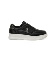 U.S. Polo Assn. Grace 4PR Yüksek Taban Kadın Sneaker (Siyah)