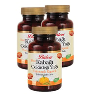 3 Kutu Bal Kabağı Çekirdeği Yağı 100 Kapsül X 1380 mg