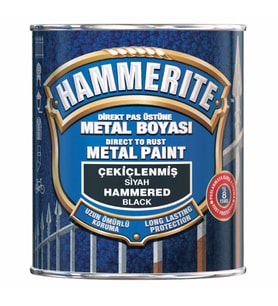 HAMMERİTE METAL BOYASI ÇEKİÇLENMİŞ DESEN SİYAH 2,5 LT