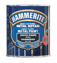 HAMMERİTE METAL BOYASI ÇEKİÇLENMİŞ DESEN SİYAH 2,5 LT