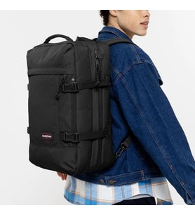 Eastpak Seyahat Tipi Sırt Çantası Travelpack Black EK0A5BBR0081 (Gri)