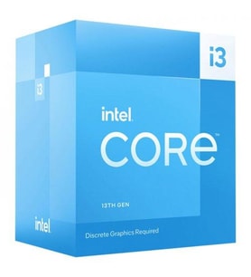 INTEL i3-13100F 4 Core, 3.40Ghz, 12Mb, 58W, LGA1700, 13.Nesil, BOX, (Grafik Kart YOK, Fan VAR)