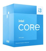 INTEL i3-13100F 4 Core, 3.40Ghz, 12Mb, 58W, LGA1700, 13.Nesil, BOX, (Grafik Kart YOK, Fan VAR)