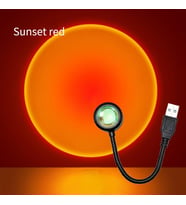 Taşınabilir USB Sunset Gün Batımı Ambiyans Işığı Lamba