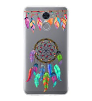 PrintiFy Huawei Y7 Prime ile Uyumlu 1mm Slim Fit Nazar Boncuğu 6 Baskılı Şeffaf  Kılıf