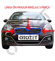 LİNEA ÖN PAJUR ÇITASI SAĞ SOL ALT 3 PARÇA