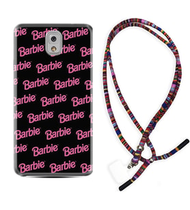 Samsung Note 3 4 5 8 9 20 Ultra 10 Lite Kılıf Boyun Asklı Rasta Silikon Barbie 1404