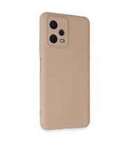 Xiaomi Redmi Note 12 5g Kılıf Nano İçi Kadife Silikon - Pudra