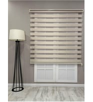 Zebra Stor Güneşlik Perde, Bej, 130 x 260