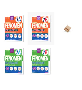 Fenomen 7. Sınıf Maarif 7A + 7B Matematik ve Fen Bilimleri Soru Bankası + Telefon Standı