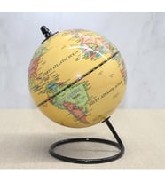 Yerküre Biblo Metal Standlı, 14x10 - Sarı (Sarı)