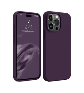 iPhone 15 Pro Max Kılıf First Silikon - Mürdüm