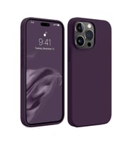 iPhone 15 Pro Max Kılıf First Silikon - Mürdüm