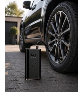 Dijital Lastik Pompası Kablosuz Ha Basma Cihazı Powerbank Destekli