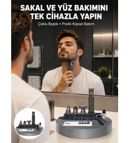Çok Fonksiyonlu 9’u 1 Arada Tıraş Makinesi Şarjlı Saç Sakal Düzeltici Yeni Nesil