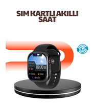 Pilelistore  Telefon Bağımsız SIM Kartlı Akıllı Saat Nabız Ölçerli