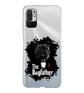 Xiaomi Redmi Note 10 5G Uyumlu Kapak Dog Father Tasarımlı Şeffaf Silikon Kılıf