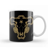 Black Clover Black Bulls Logo Kupa Bardak Porselen