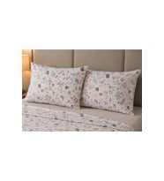 Çiçek Desenli Yastık Kılıfı Seti 50x70 cm 2 Adet %100 Pamuk