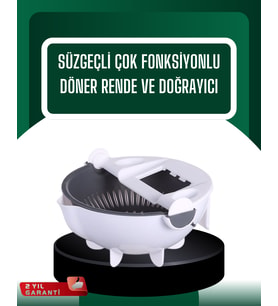 Çok Amaçlı Hazneli Sebze Rende Doğrayıcı ve Soyucu